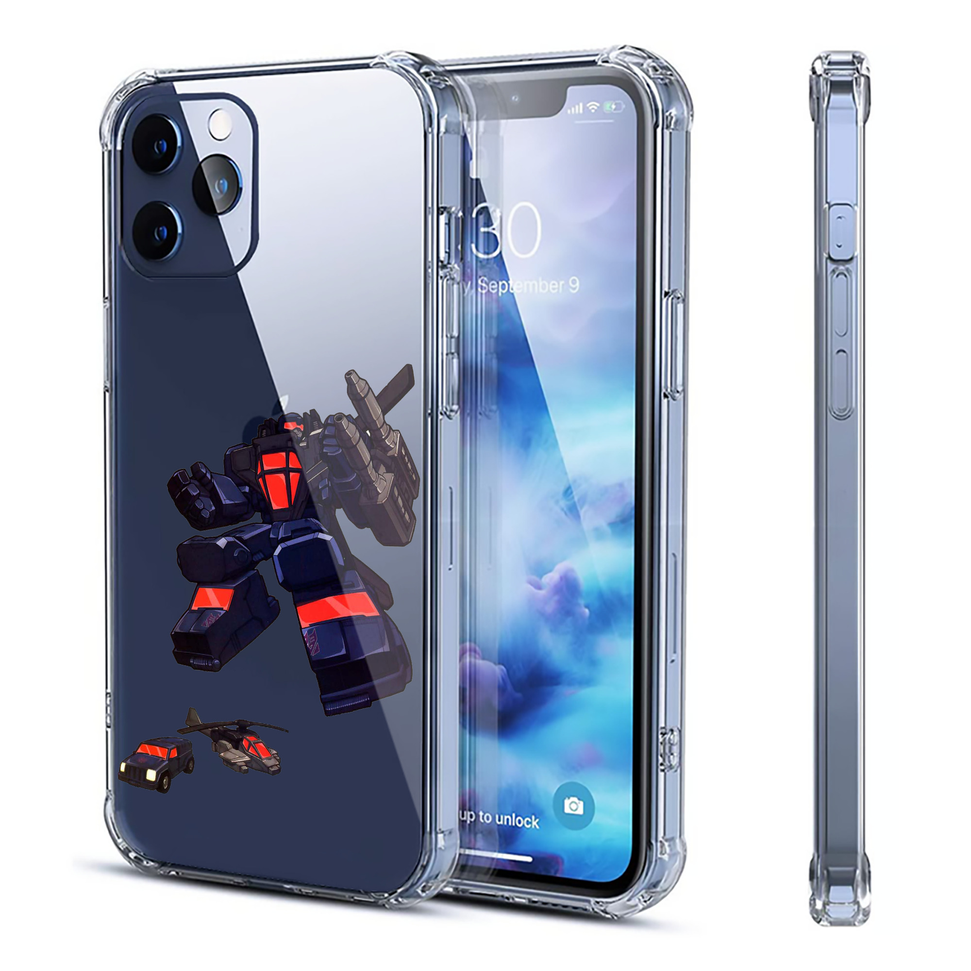 （画像用）  【iPhone 12シリーズ対応】透明スマホケース（クリアソフトケース）
